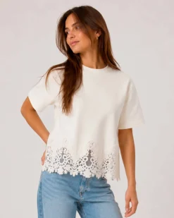 Liette lace tee