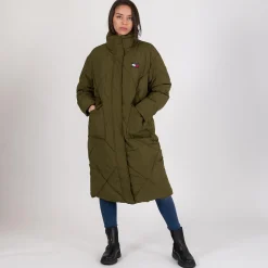 Longline fash puffer
