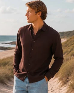 Mario linen shirt ls