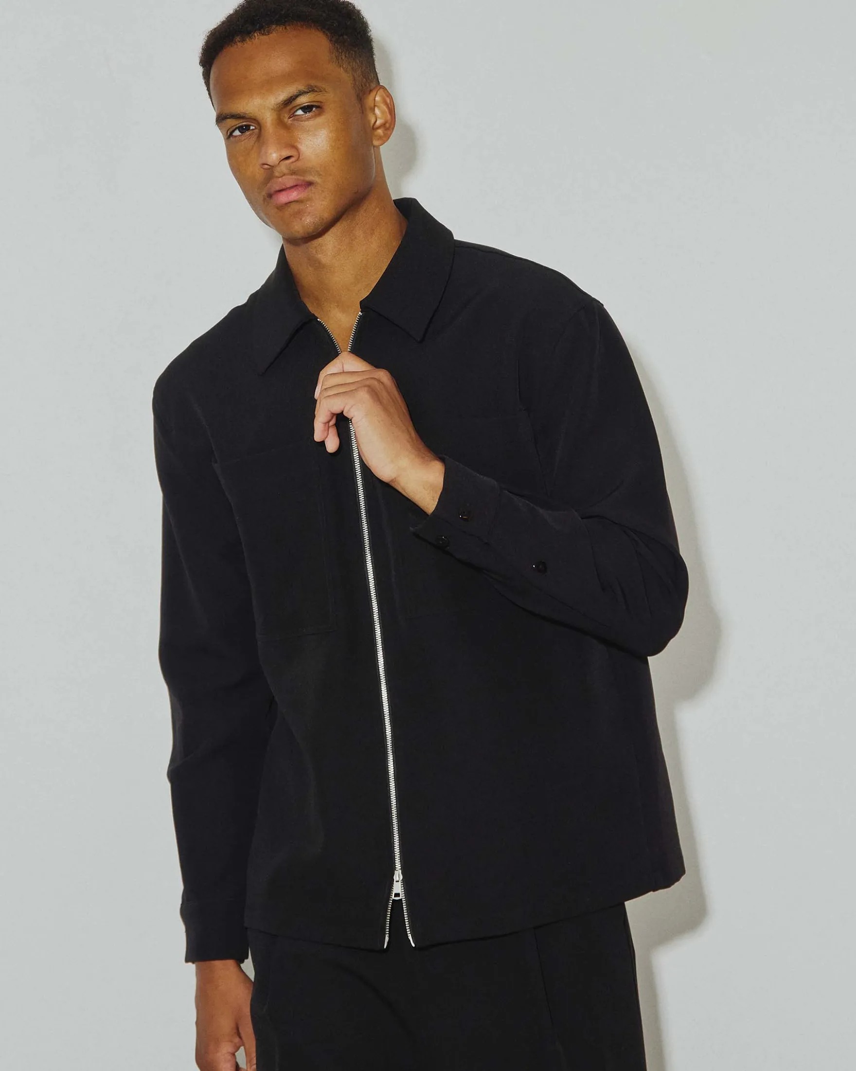 Matt Zip Overshirt