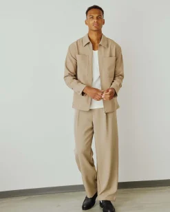 Matt Zip Overshirt