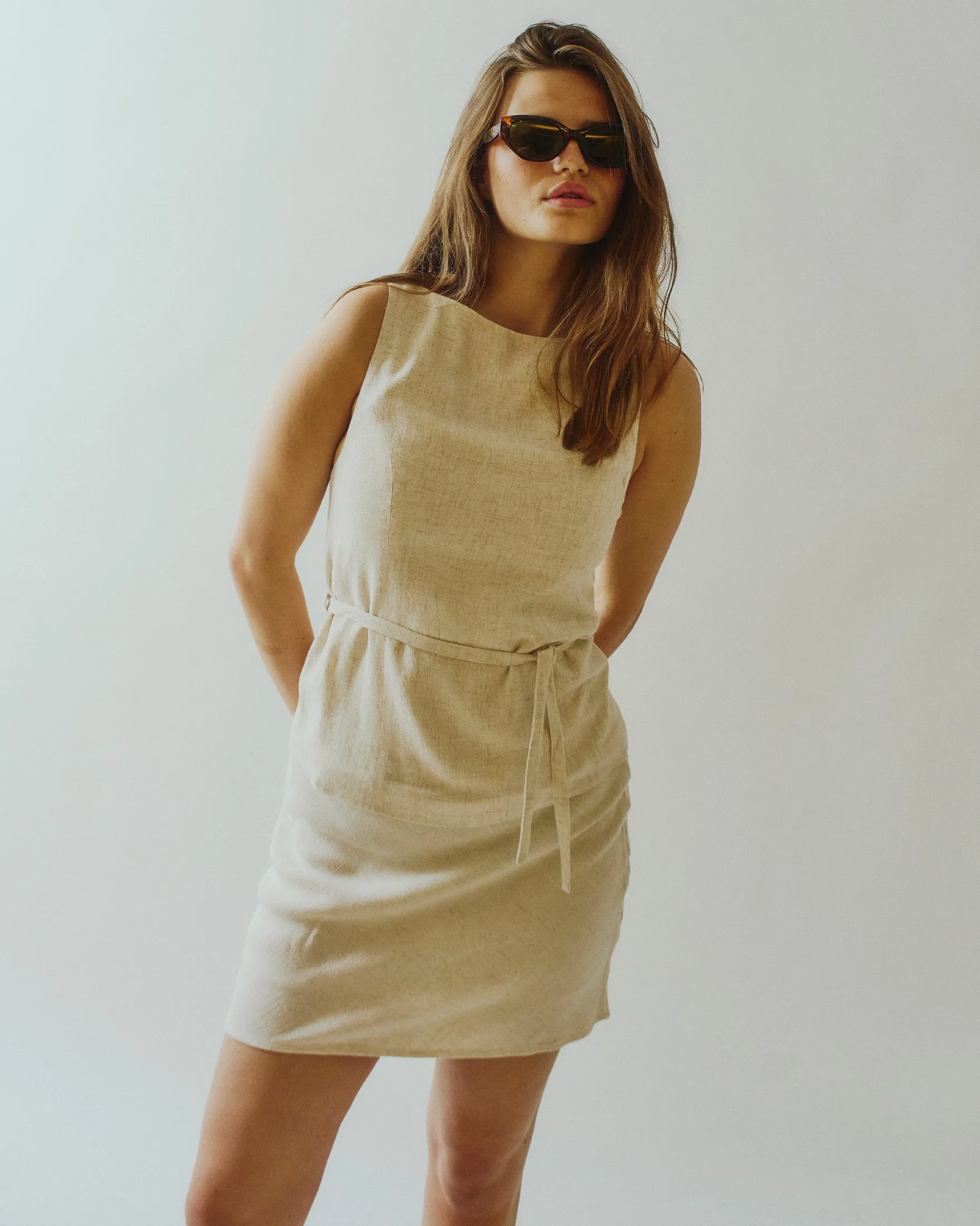 Melise linen skirt