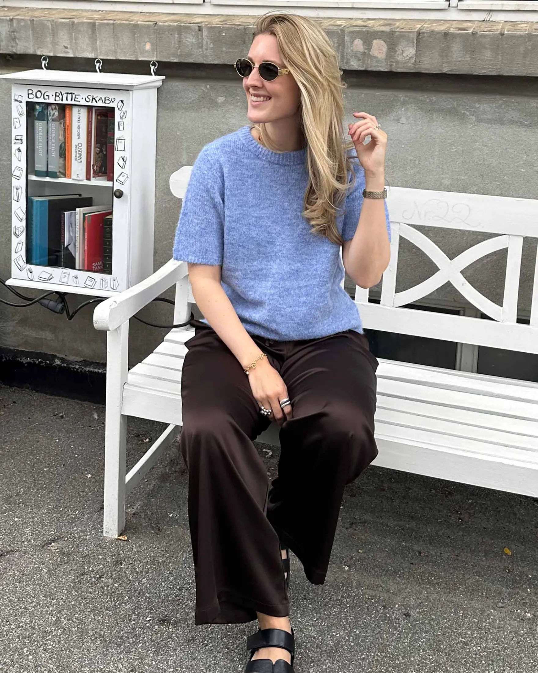 Menta poplin pants