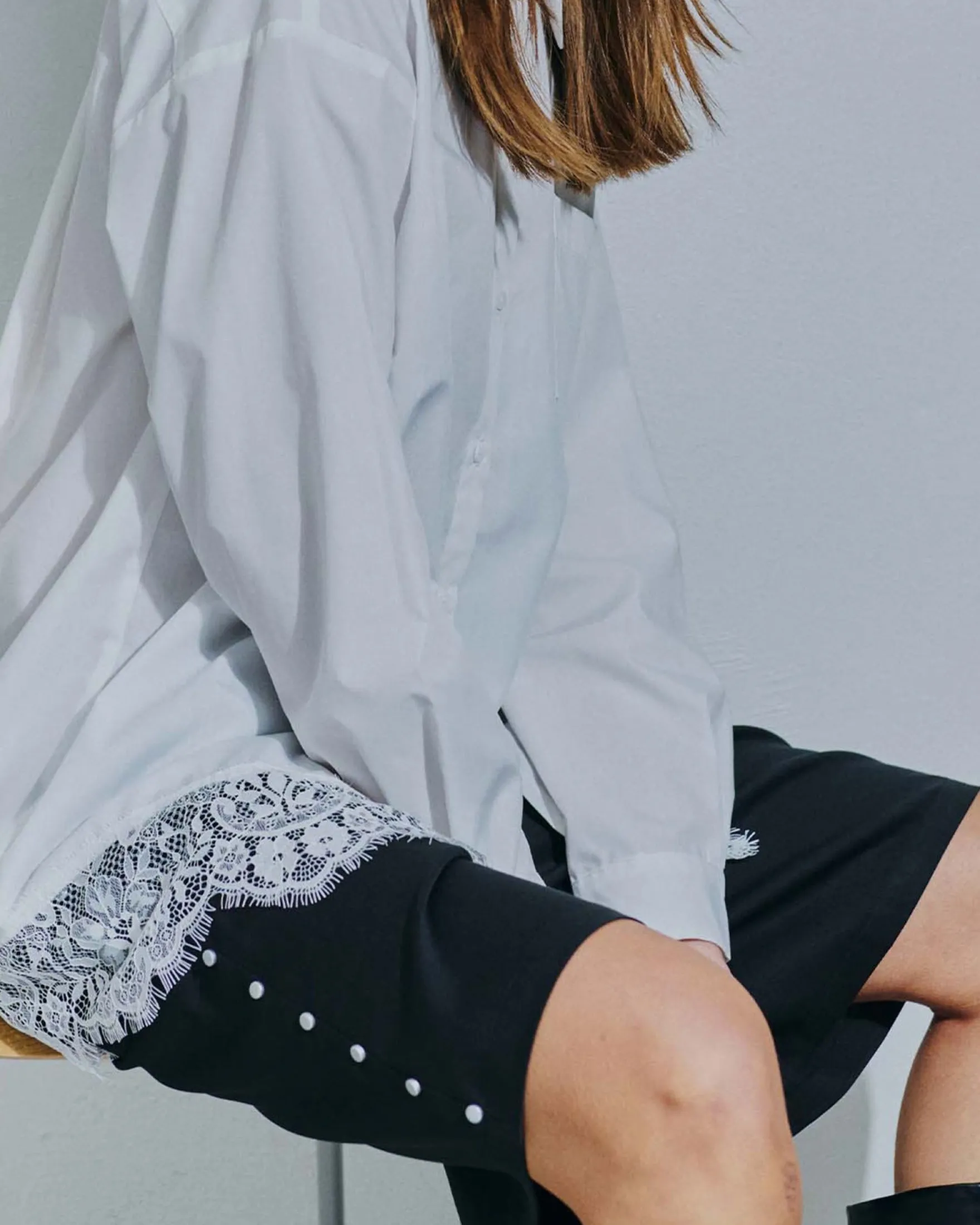 Milla studs bermuda shorts