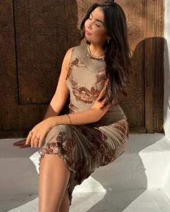 Miraic mesh dress