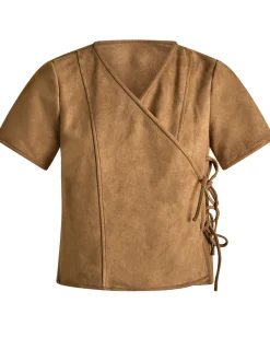Mira suede wrap