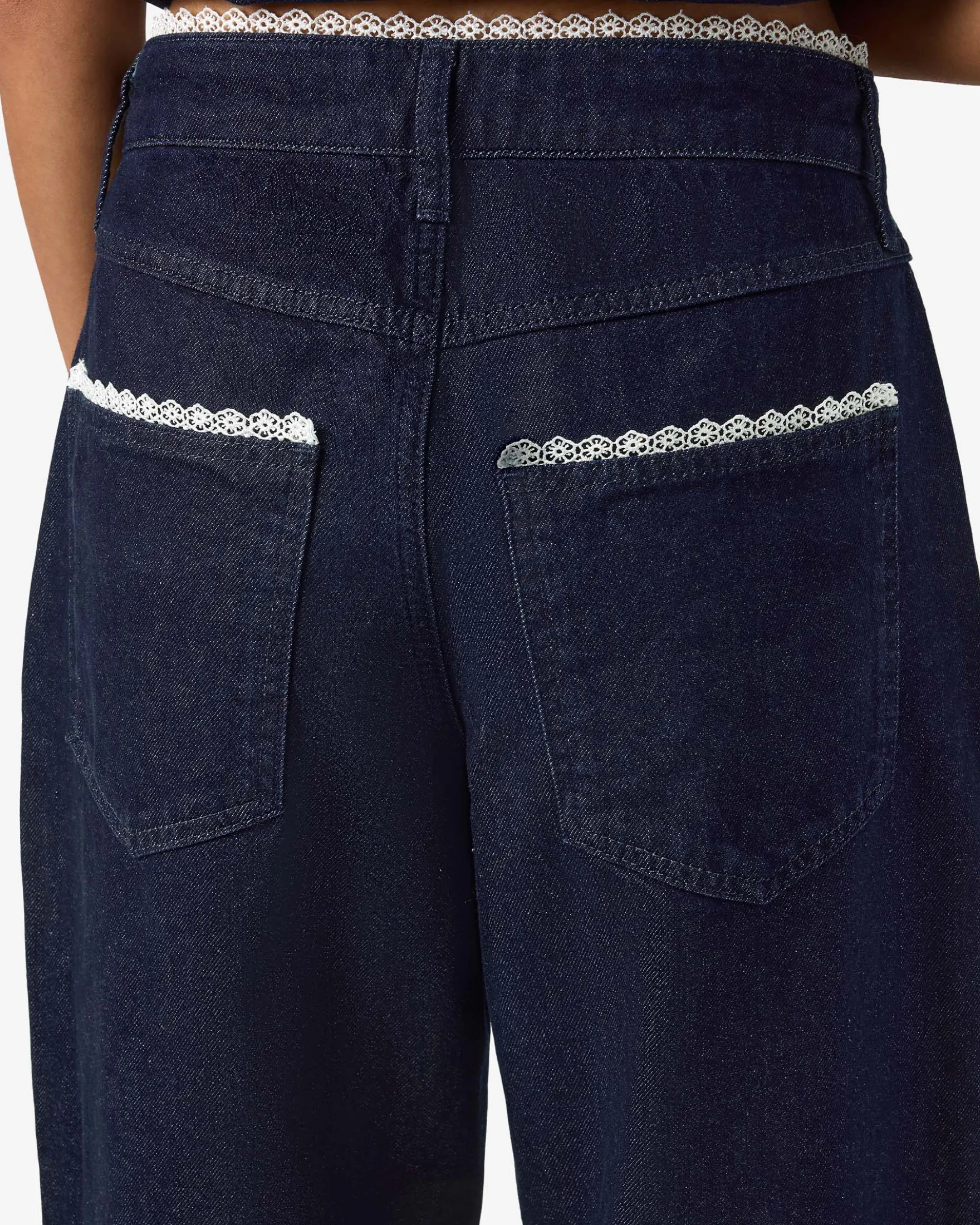 NMADRIANA LOOSE LACE JEANS