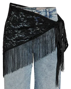NMBLINKY FRINGE WAIST SCARF
