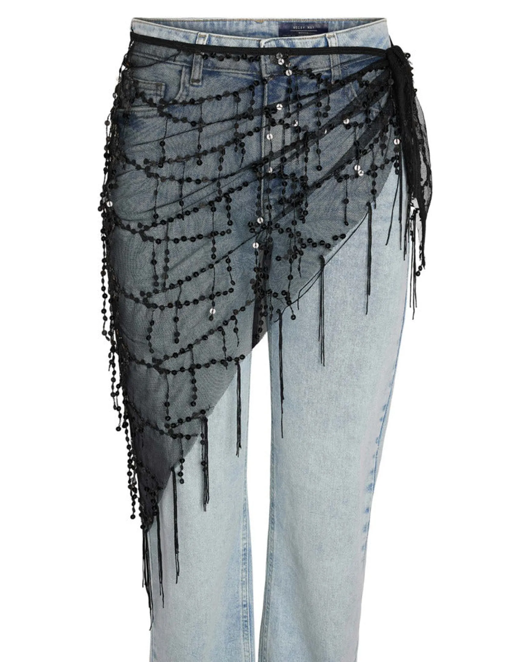 NMDAZZLE SEQUIN WRAP SKIRT
