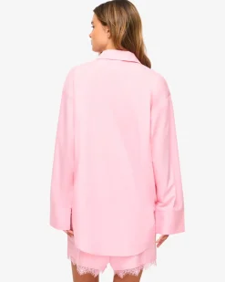 NMFRIDA L/S BUTTON LACE SHIRT