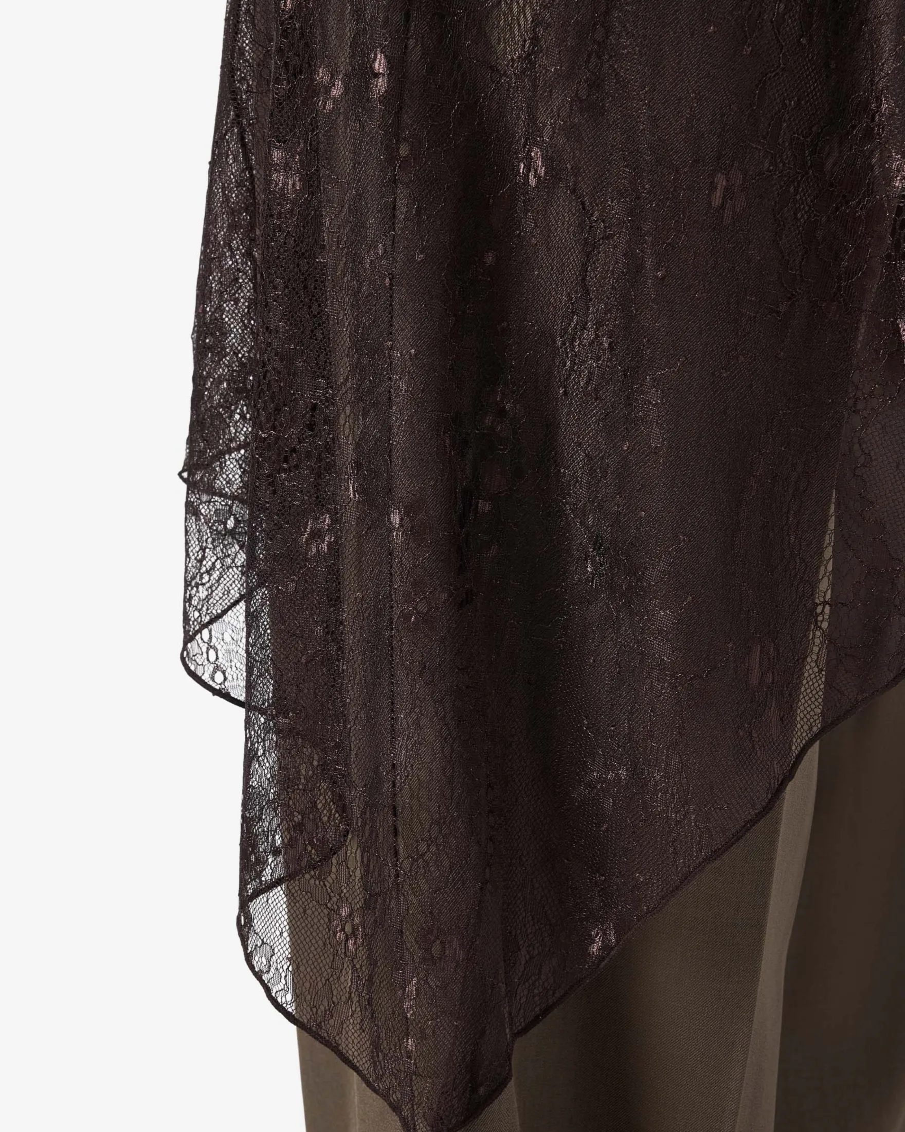 NMIDA ELASTICATED LACE SKIRT