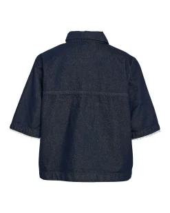 NMINDIE DENIM LACE SHIRT