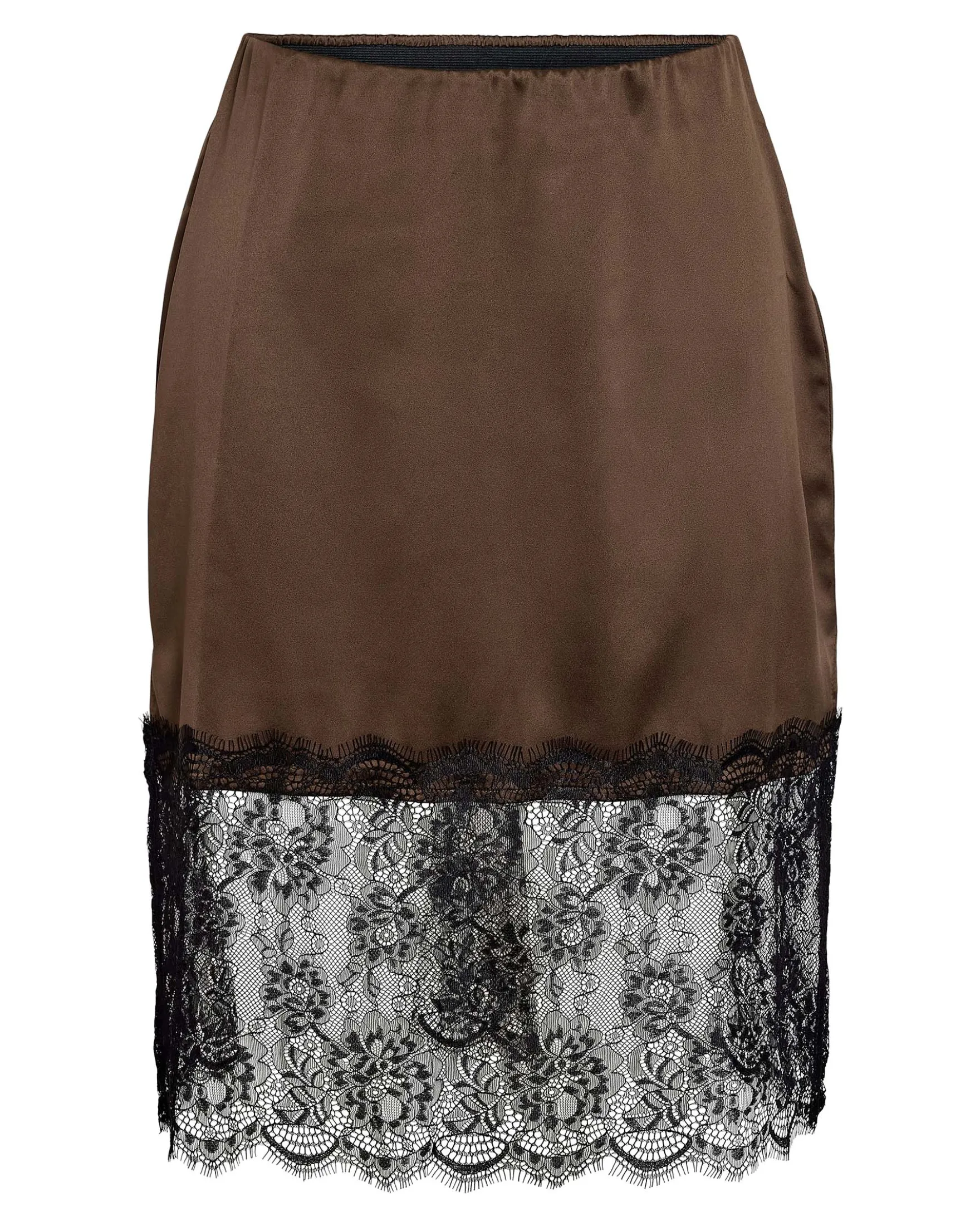 NMINFERNO SATIN LACE SKIRT