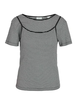 NMJUDE S/S DOUBLE LAYER TOP