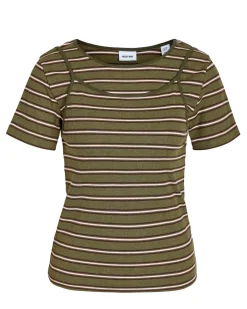 NMJUDE S/S DOUBLE LAYER TOP
