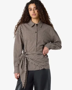 NMKILAH L/S SCARFSHIRT