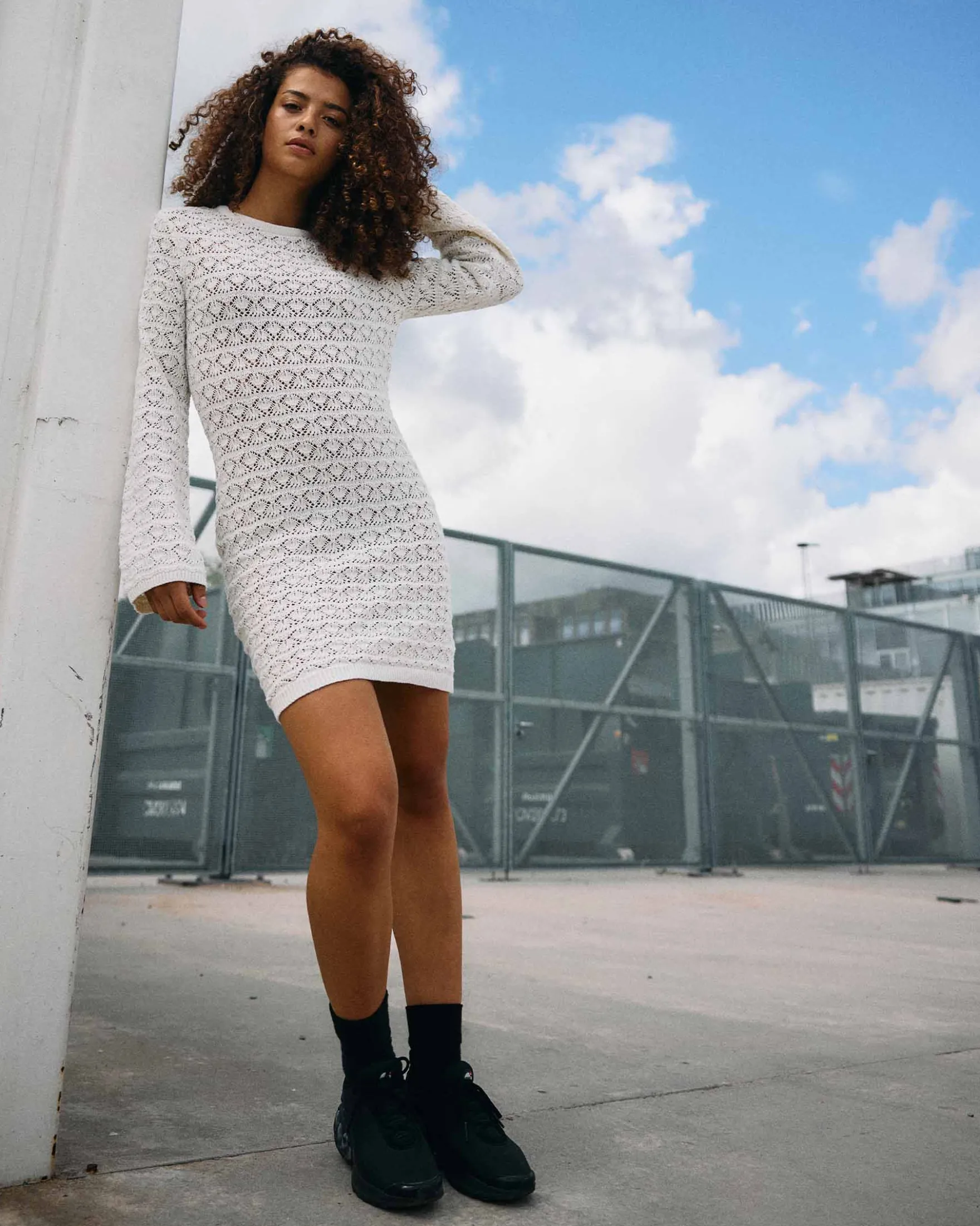 NMLAIKA SLEEVE KNIT DRESS