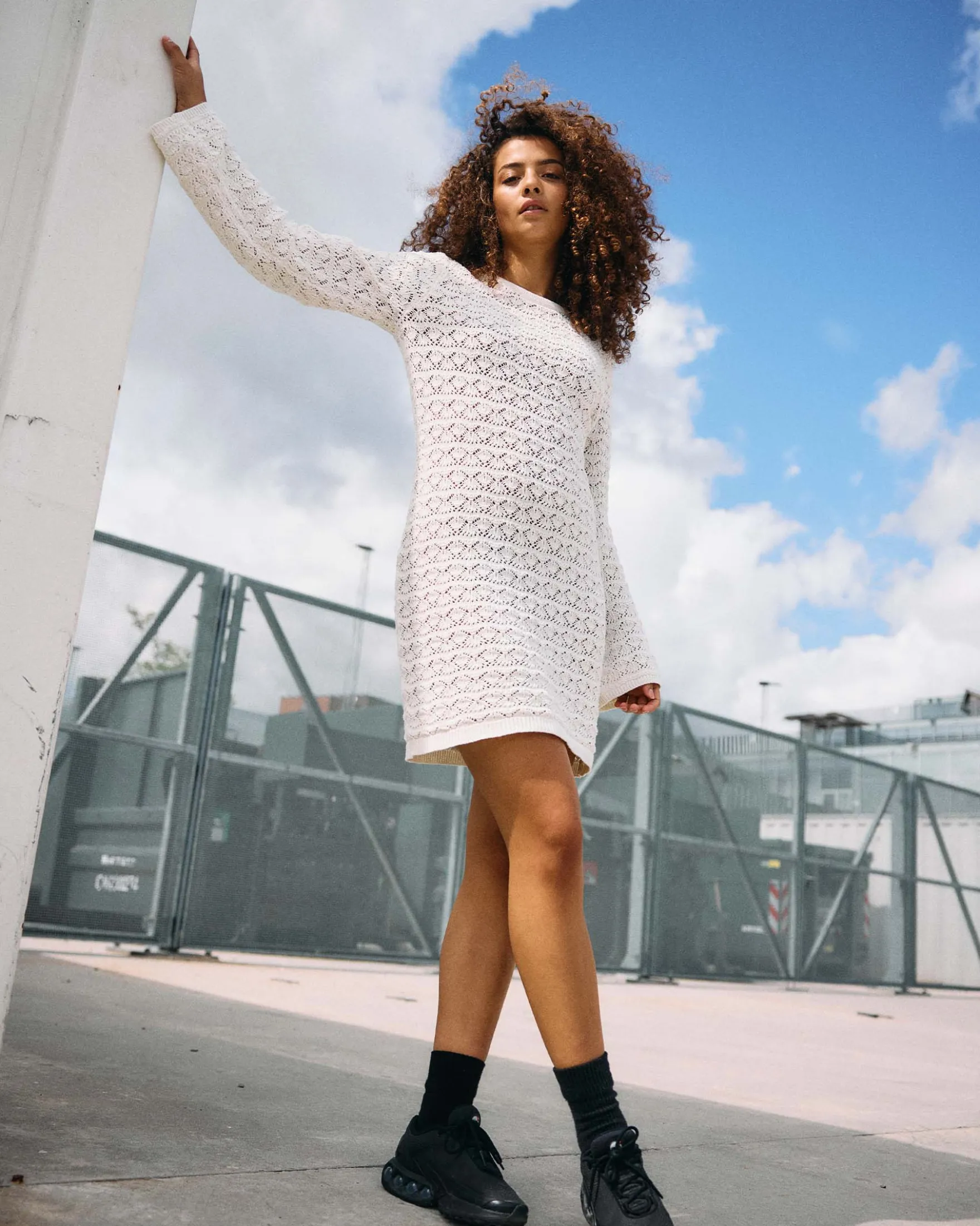 NMLAIKA SLEEVE KNIT DRESS