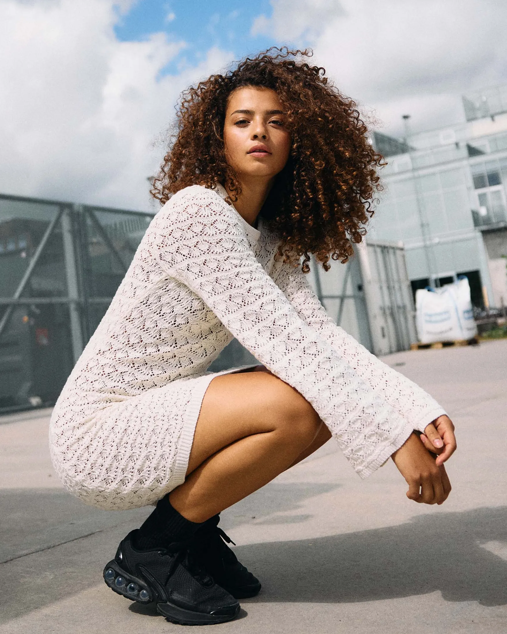 NMLAIKA SLEEVE KNIT DRESS