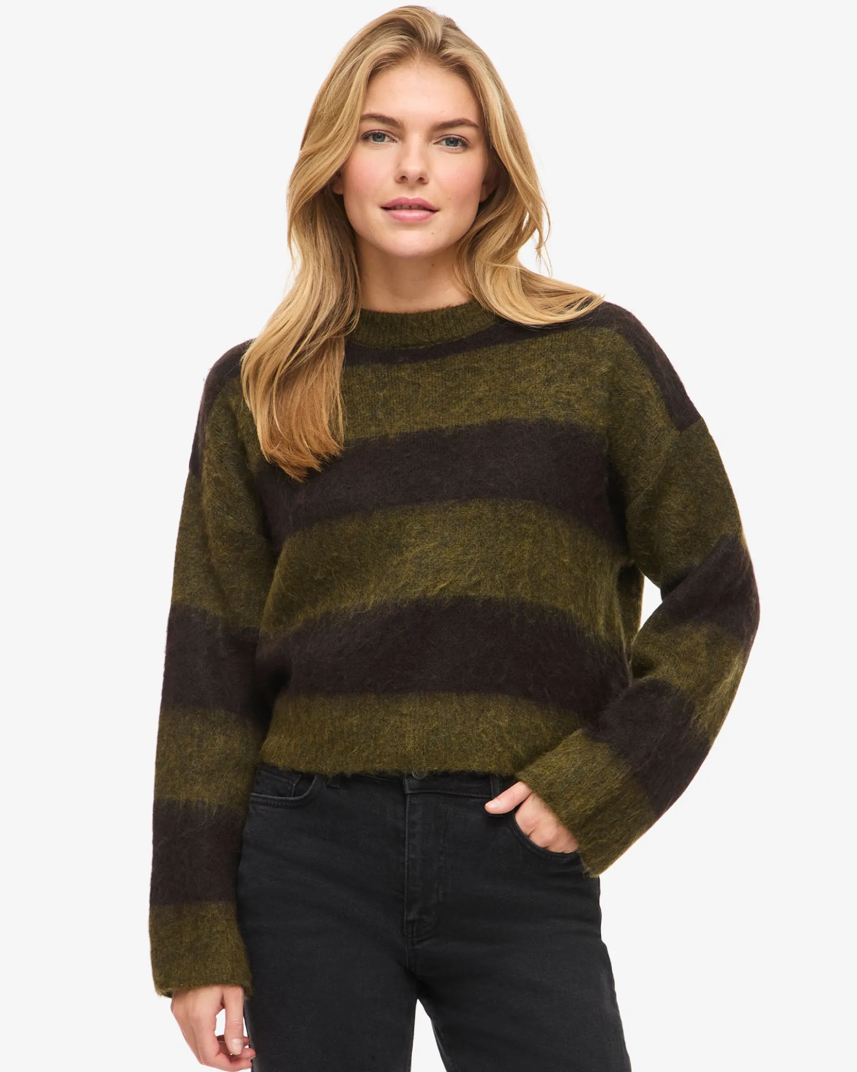 NMSOFF L/S O-NECK KNIT