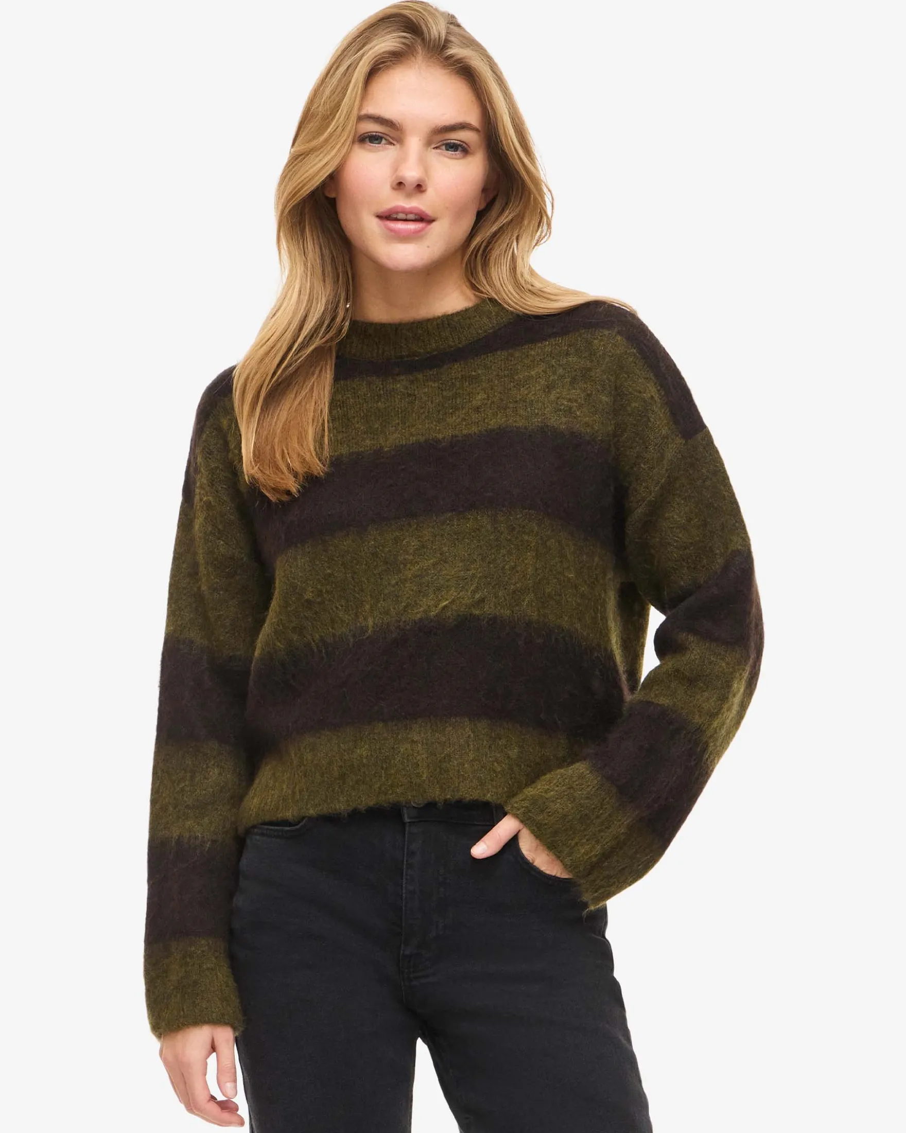 NMSOFF L/S O-NECK KNIT