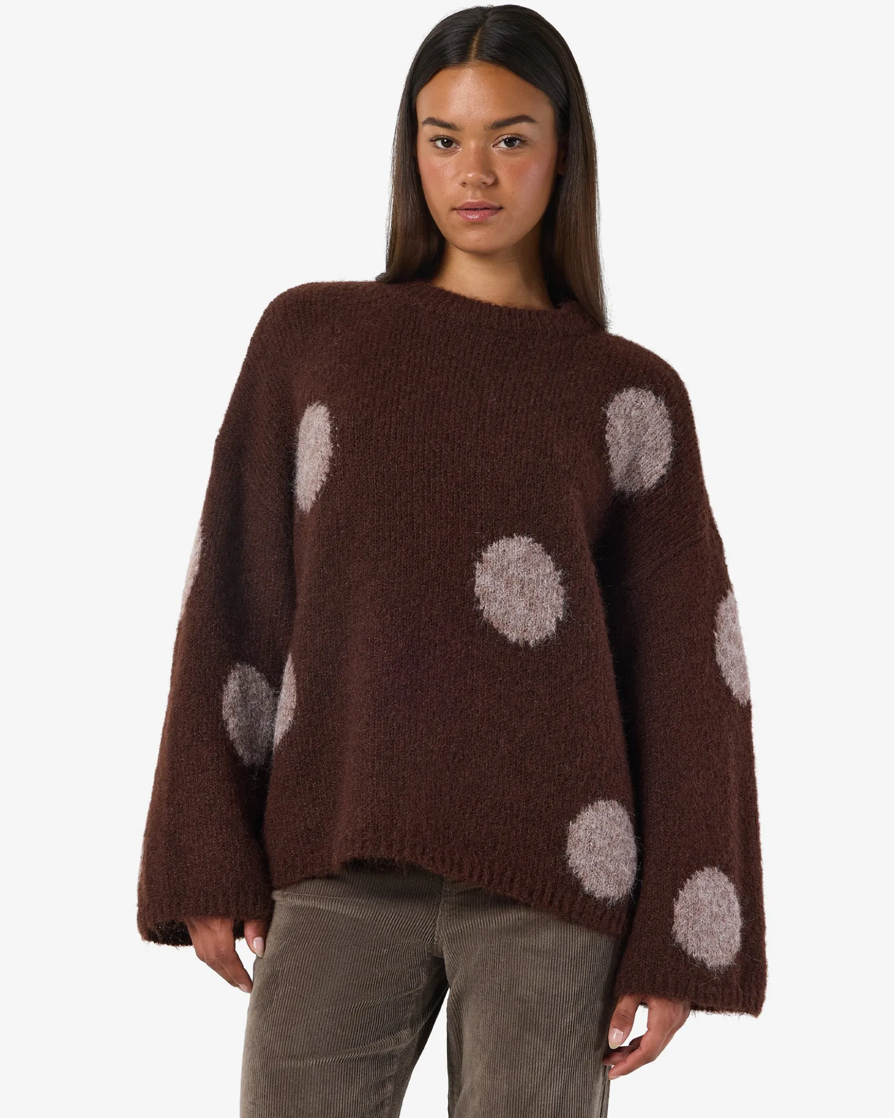 NMSUTTON POLKA OVERSIZE KNIT
