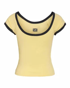 NMTWIN S/S O-NECK CONTRAST TEE