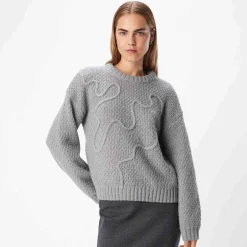 Objakina l/s knit pullover