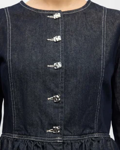 Objanita ls denim blazer