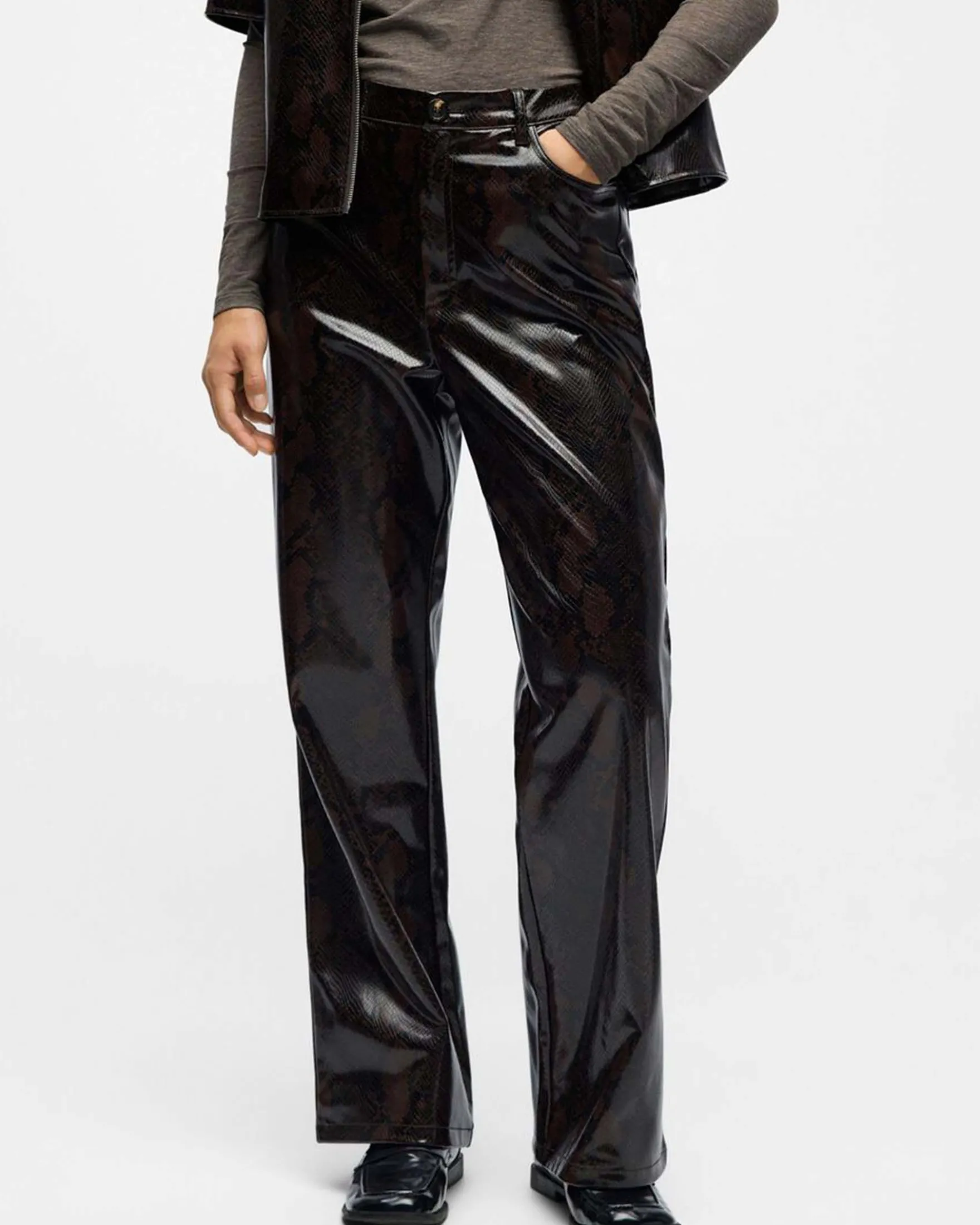 OBJEBBA HW STRAIGHT SNAKE PANT