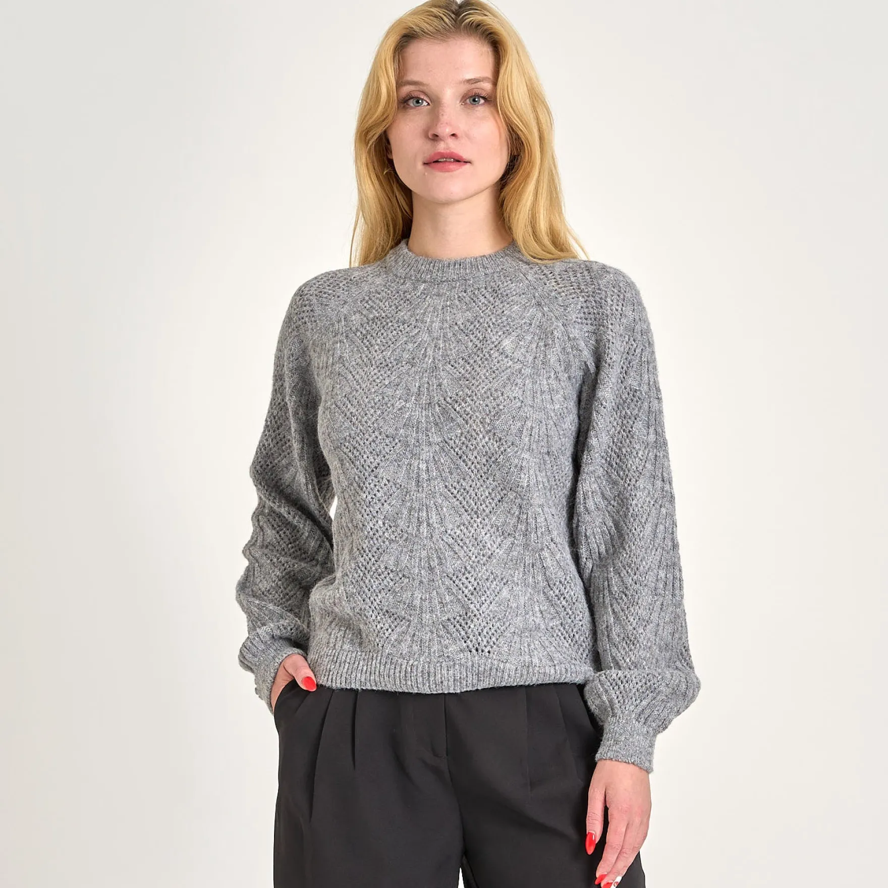 Objflora knit pullover