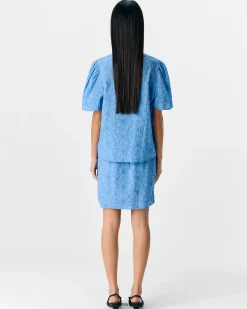 OBJILLY S/S RE O-NECK TOP