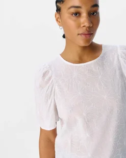 OBJILLY S/S RE O-NECK TOP