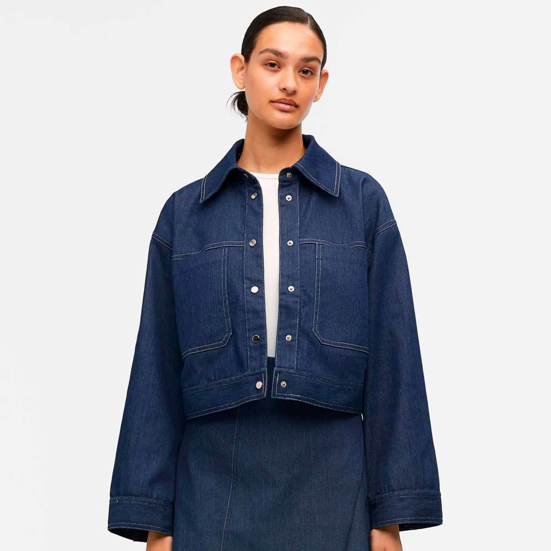 Objjune denim ls jacket