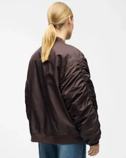 Objmary oversize bomber jacket