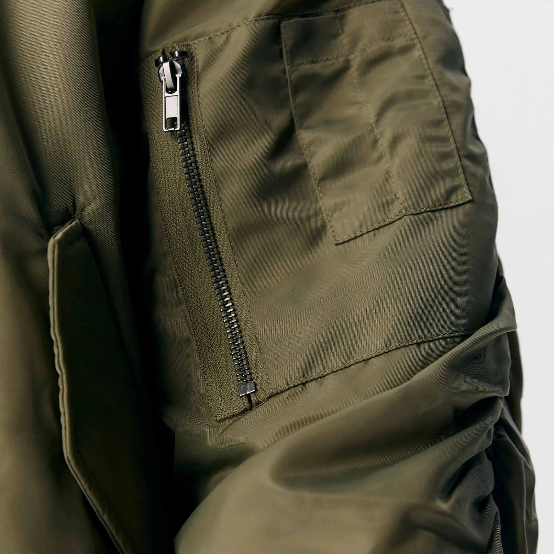 Objmary oversize bomber jacket