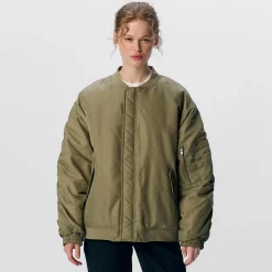 Objmary oversize bomber jacket