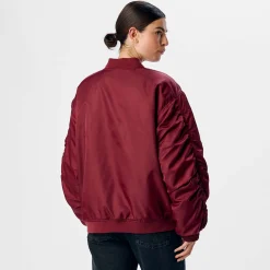 Objmary oversize bomber jacket