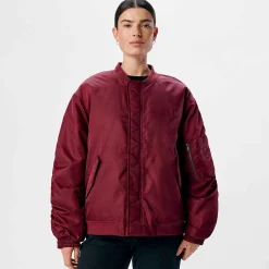 Objmary oversize bomber jacket