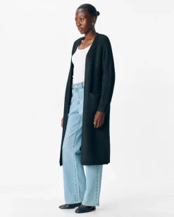 OBJMILU LONG KNIT CARDIGAN