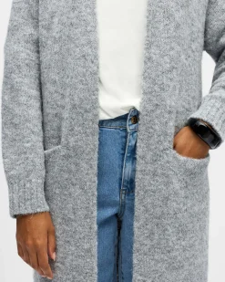 OBJMILU LONG KNIT CARDIGAN