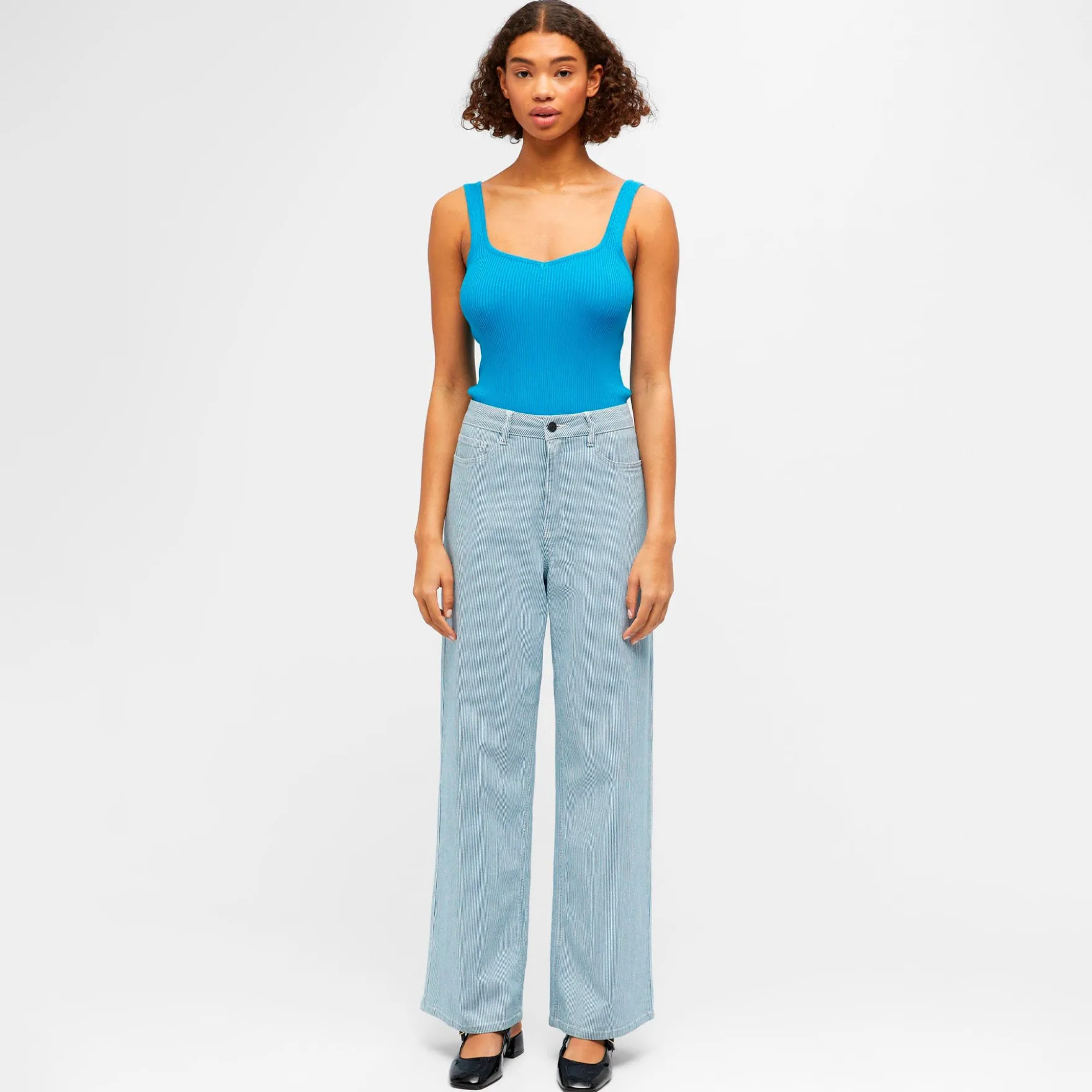 Objmoji mw wide long jeans