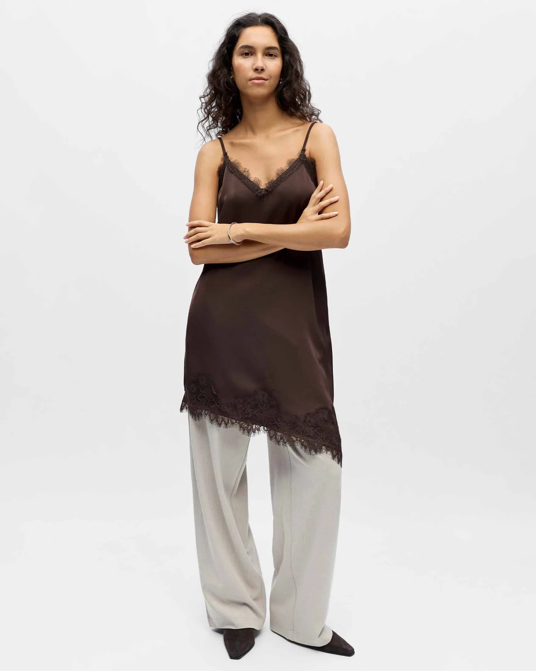 OBJNALINE LACE DRESS