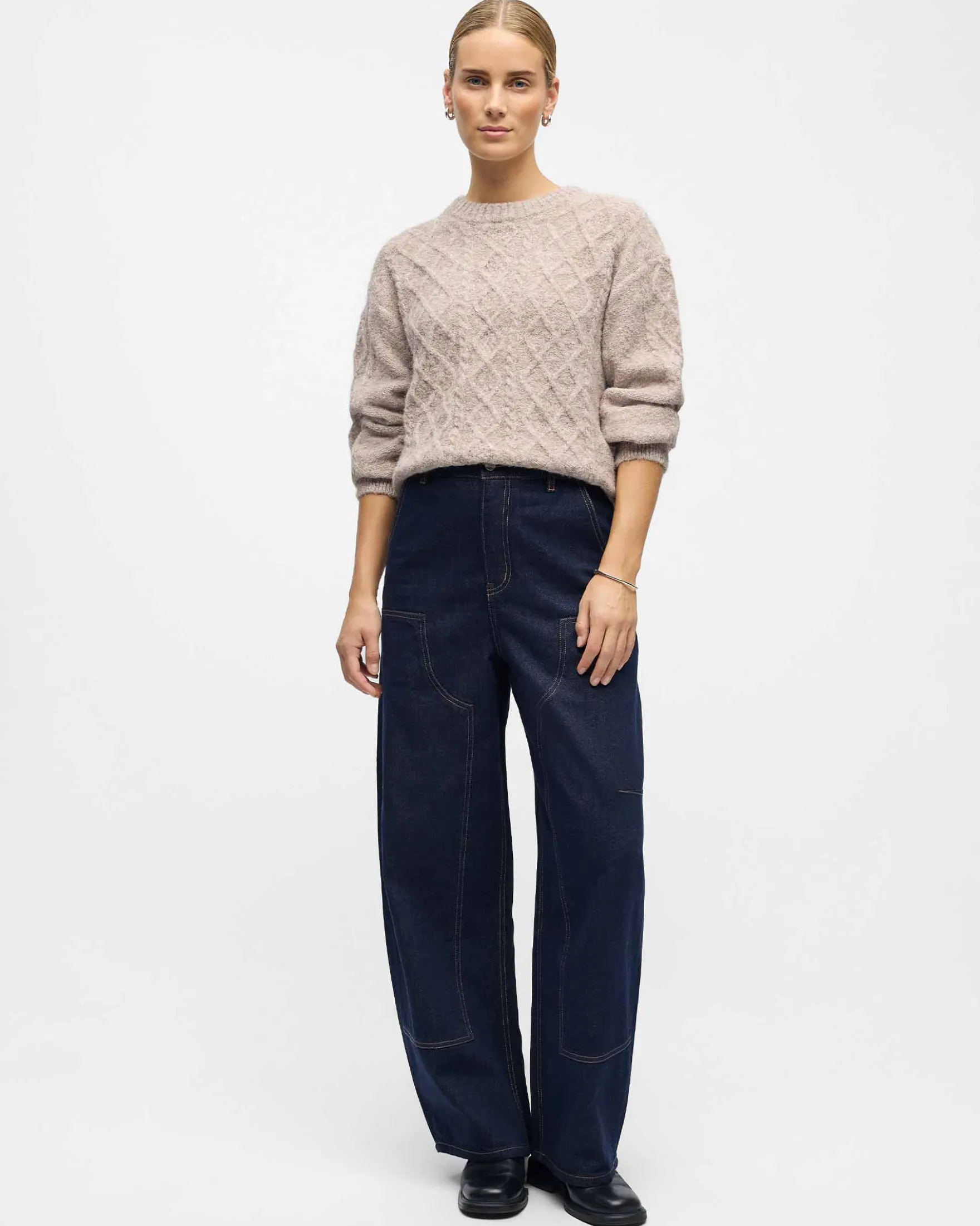 OBJRINSA BARREL JEANS