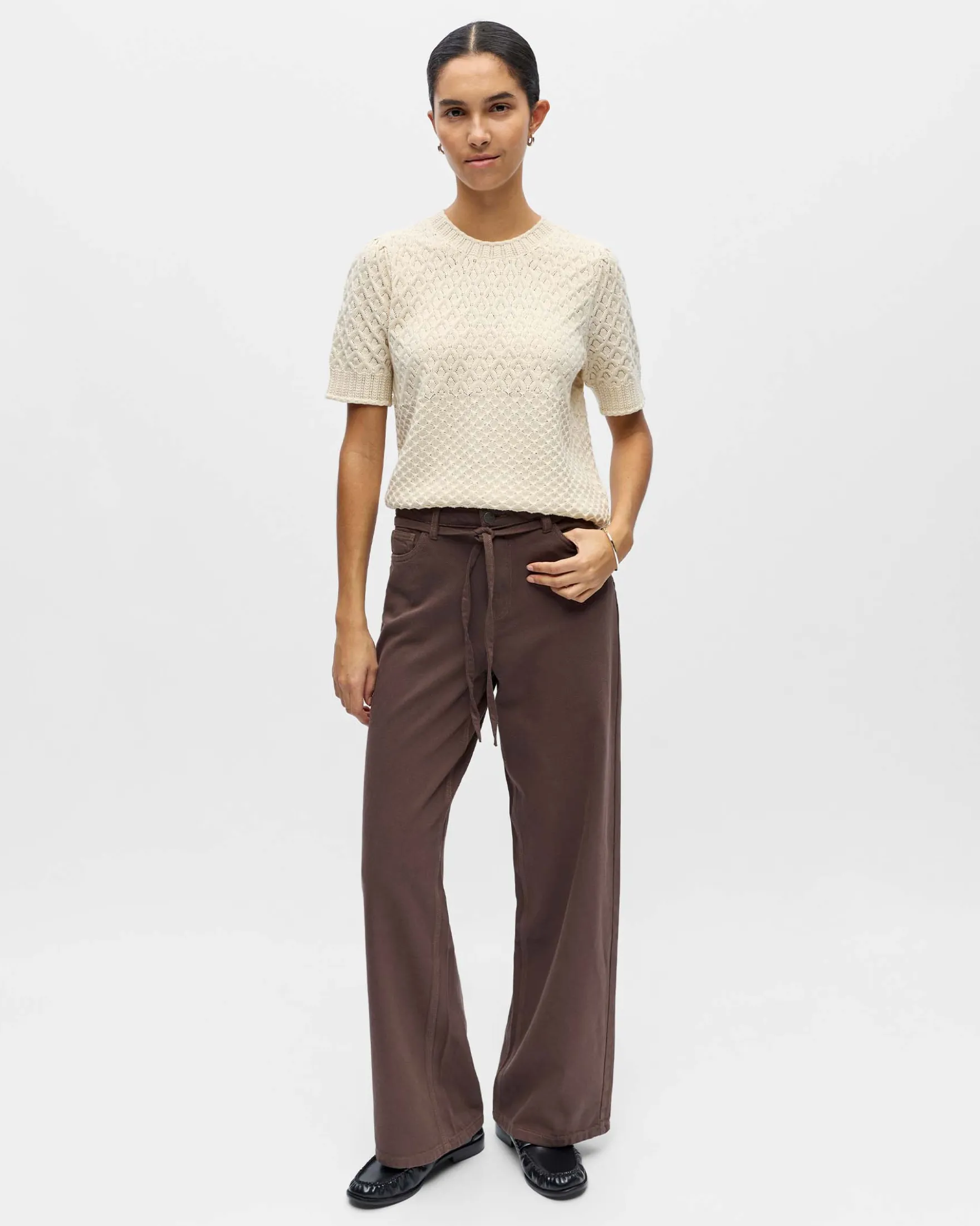 OBJROSIE WIDE JEANS