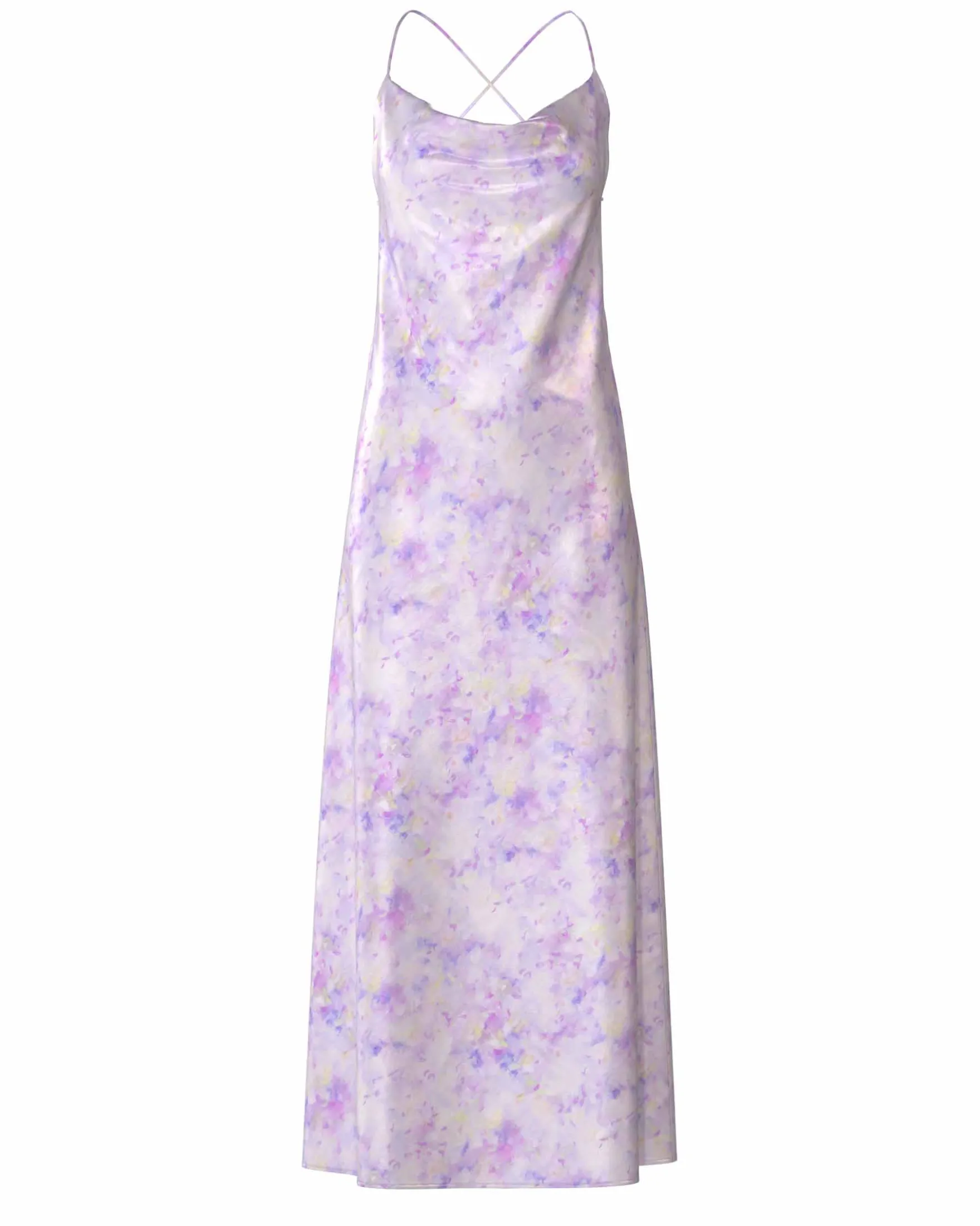 Objsally maxi slip dress