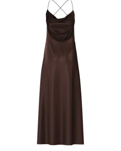 Objsally maxi slip dress