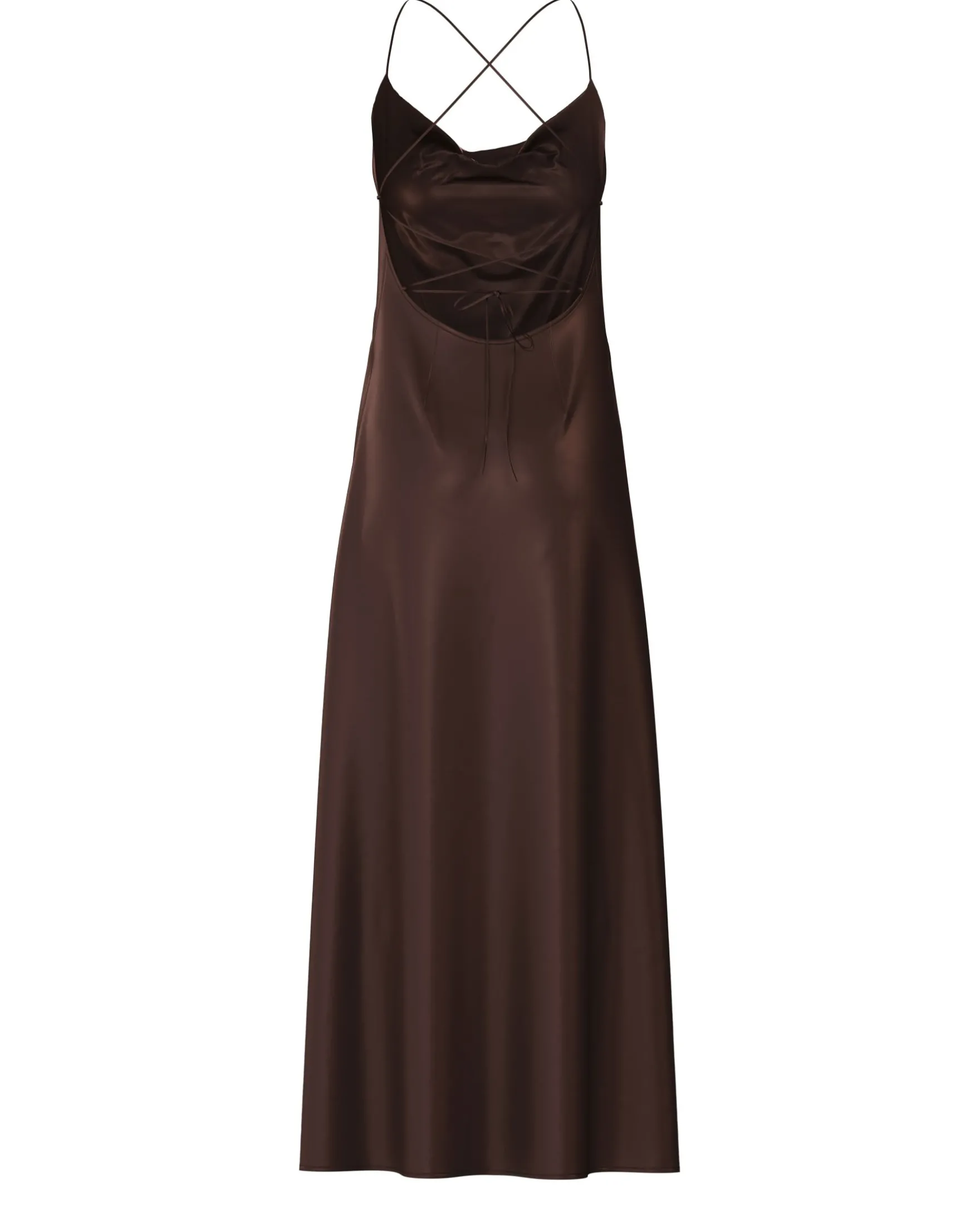 Objsally maxi slip dress