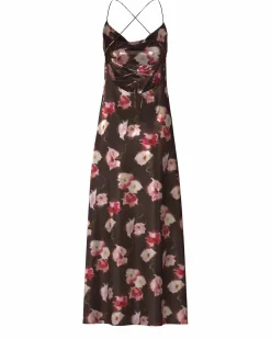 Objsally maxi slip dress