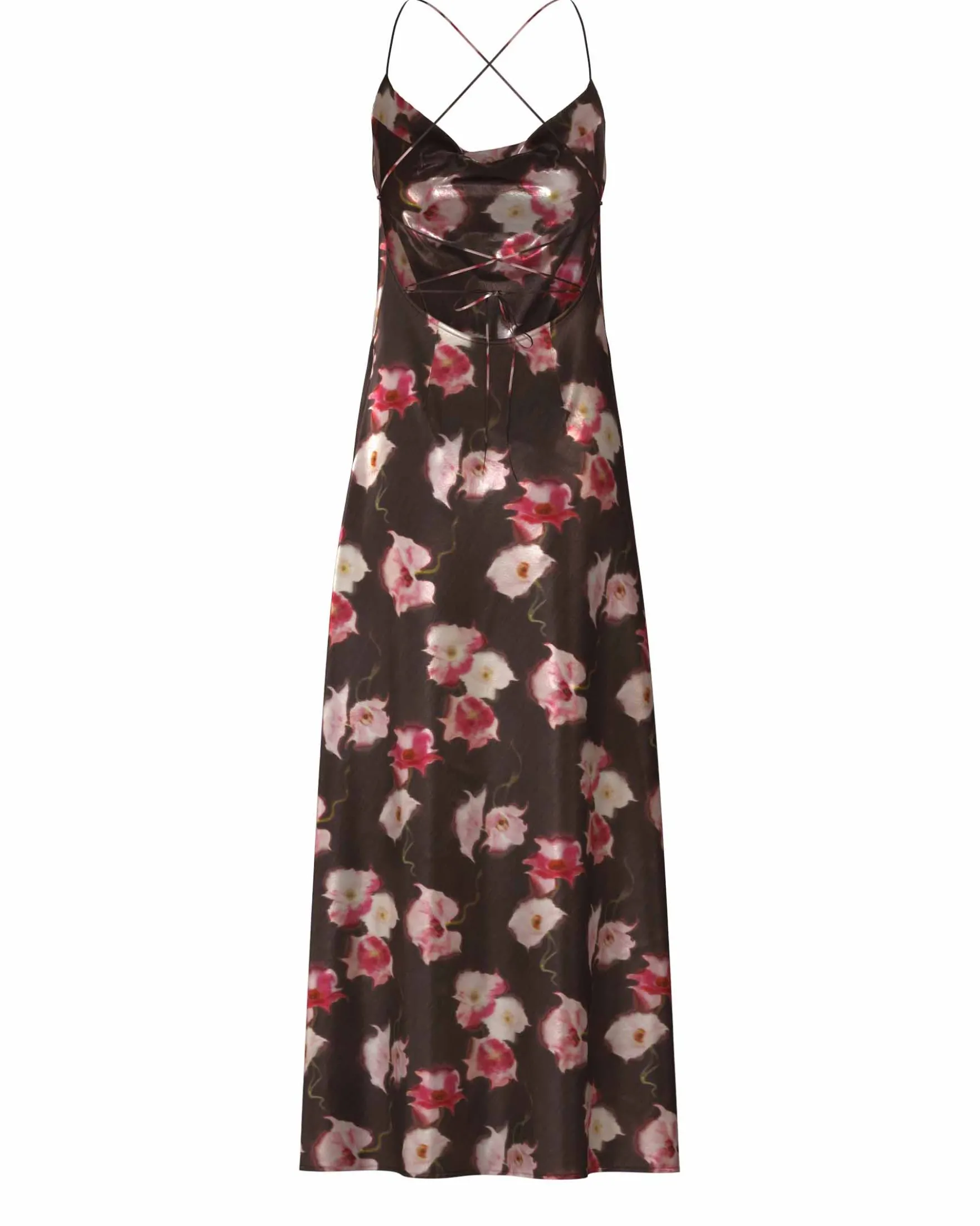 Objsally maxi slip dress